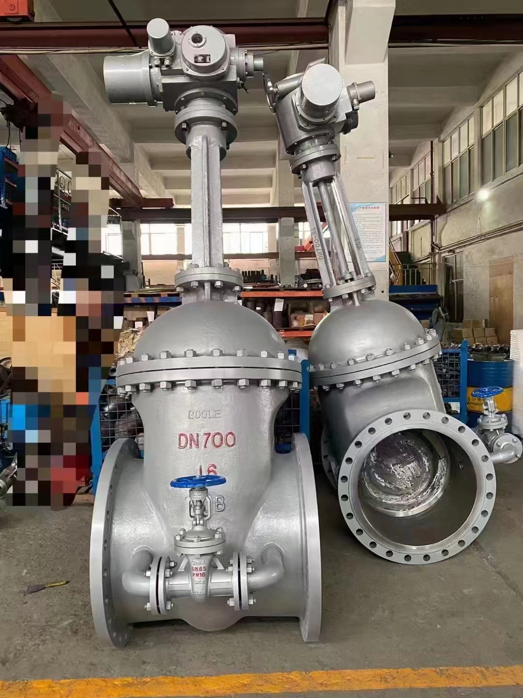 电动闸阀(带旁通阀) 电动闸阀(带旁通阀)