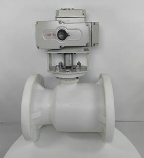 Q941F-10 电动PPH塑料法兰球阀 耐酸碱开关型阀门.jpg