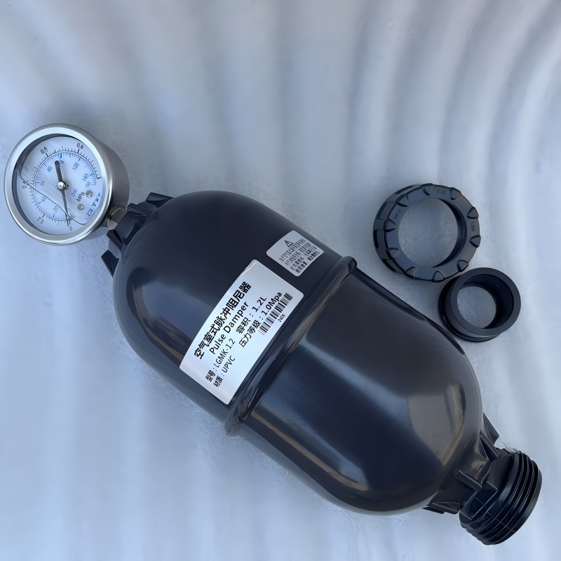 LGMK-0.6空气室式脉冲阻尼器带隔膜压力表
